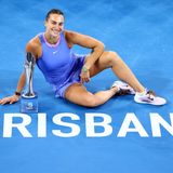 Aryna Sabalenka Brisbane trophy