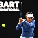 Emma Raducanu, 2026 Hobart R1 (Getty)