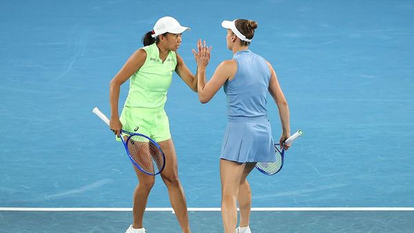 Zhang Shuai and Elise Mertens, Australian Open 2026